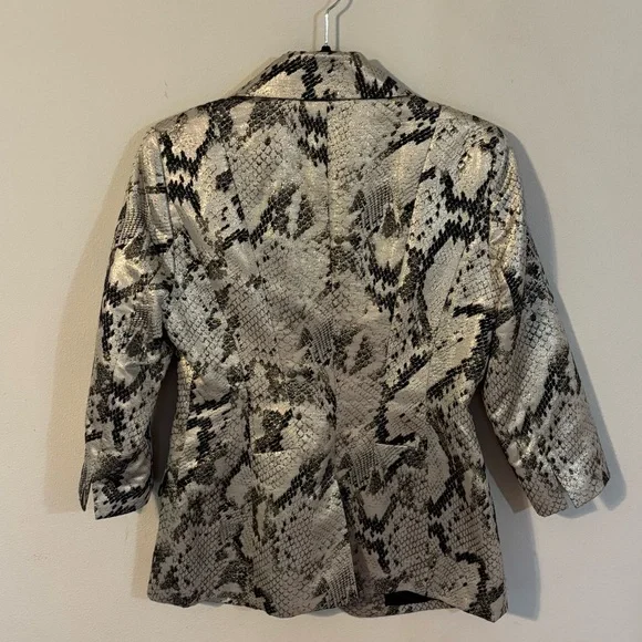 Bebe Shiny Snakeskin Blazer - Picture 4 of 4